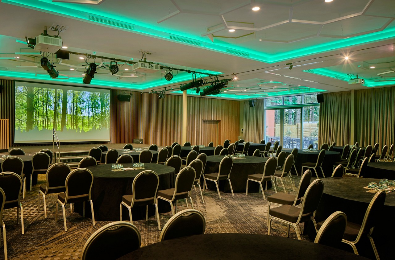 Flexible spaces in the Venue.
