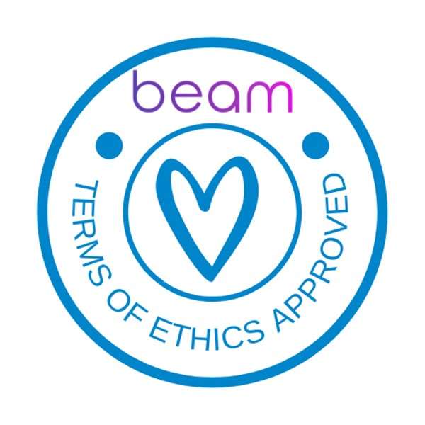The beam 'terms of ethics approved' logo