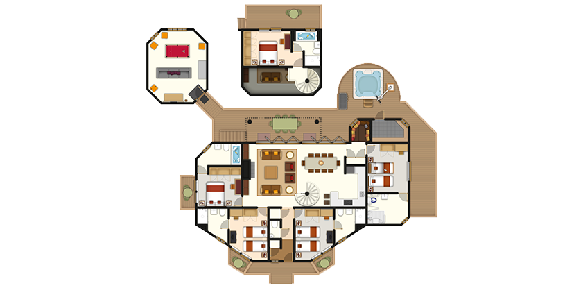 Adapted Treehouse floor plan