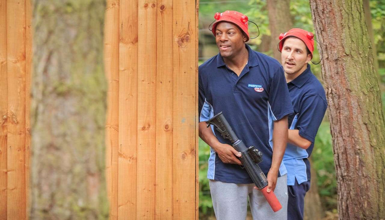 Perfetti Van Melle guests on laser combat activity
