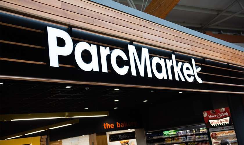 Exterior of the Parc Market.