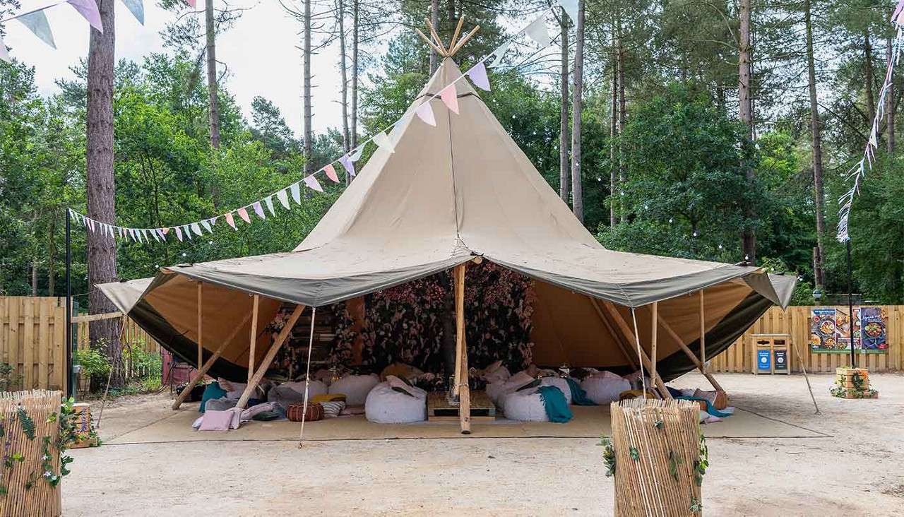 Tipi at Forest Fest