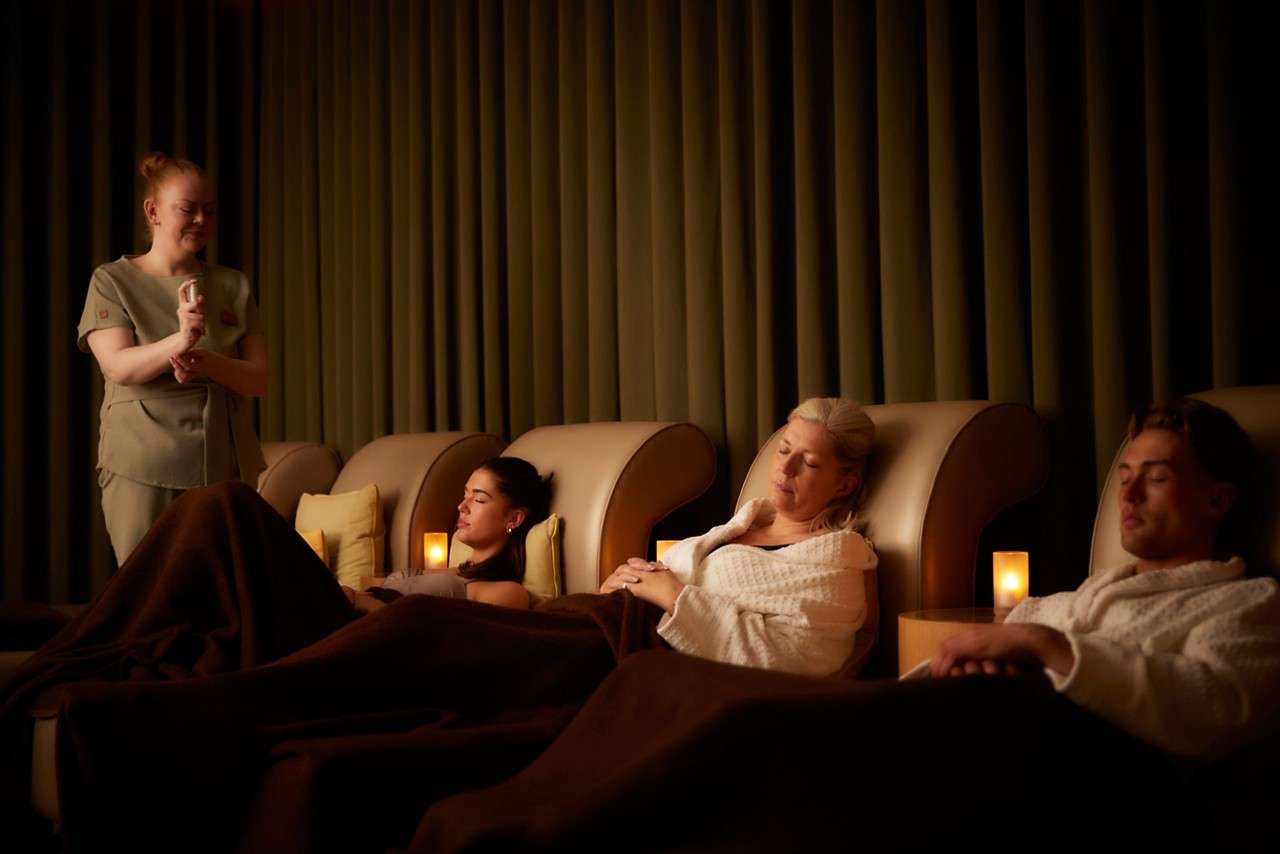 staff member running a sleep session
