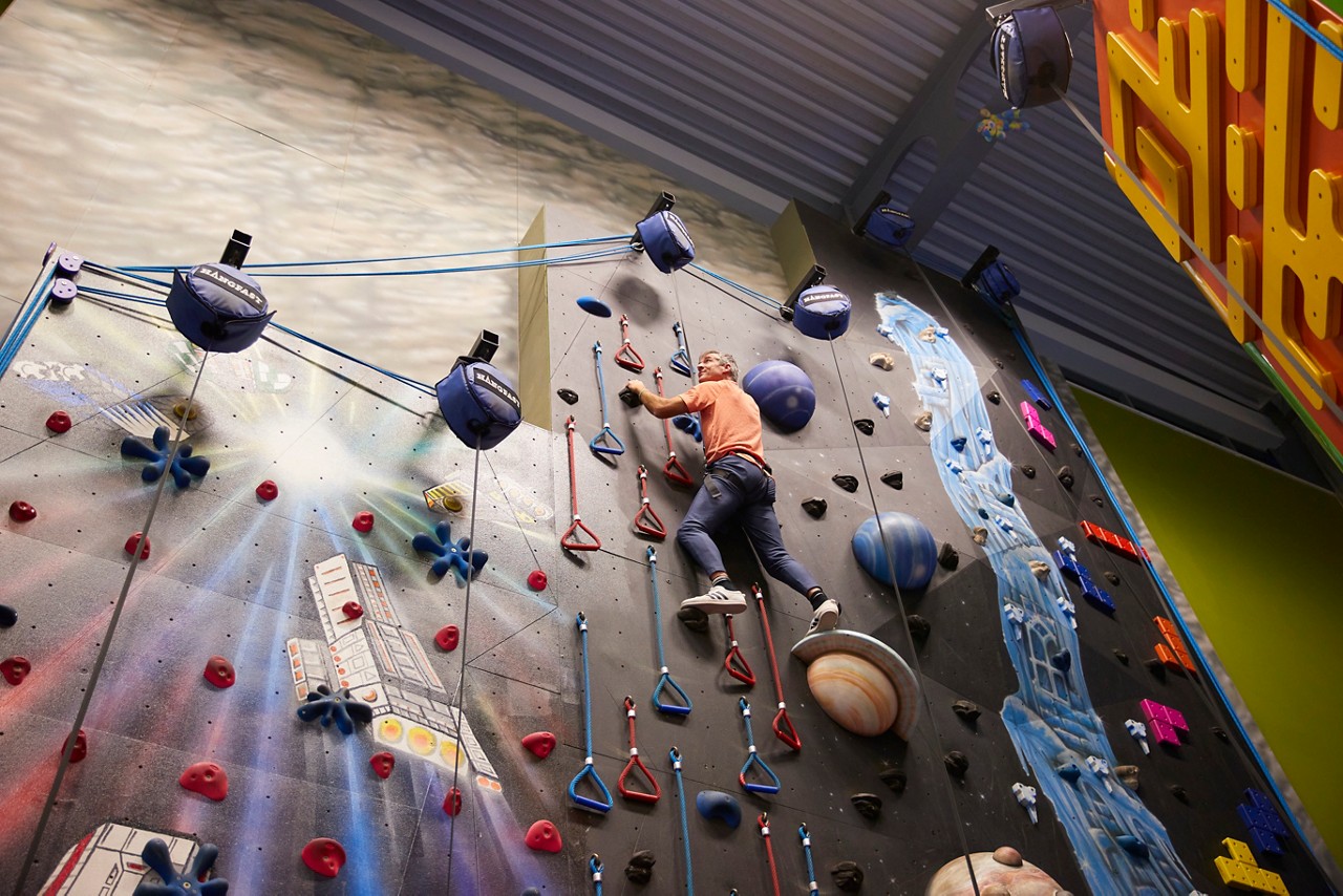 Indoor climbing adventure